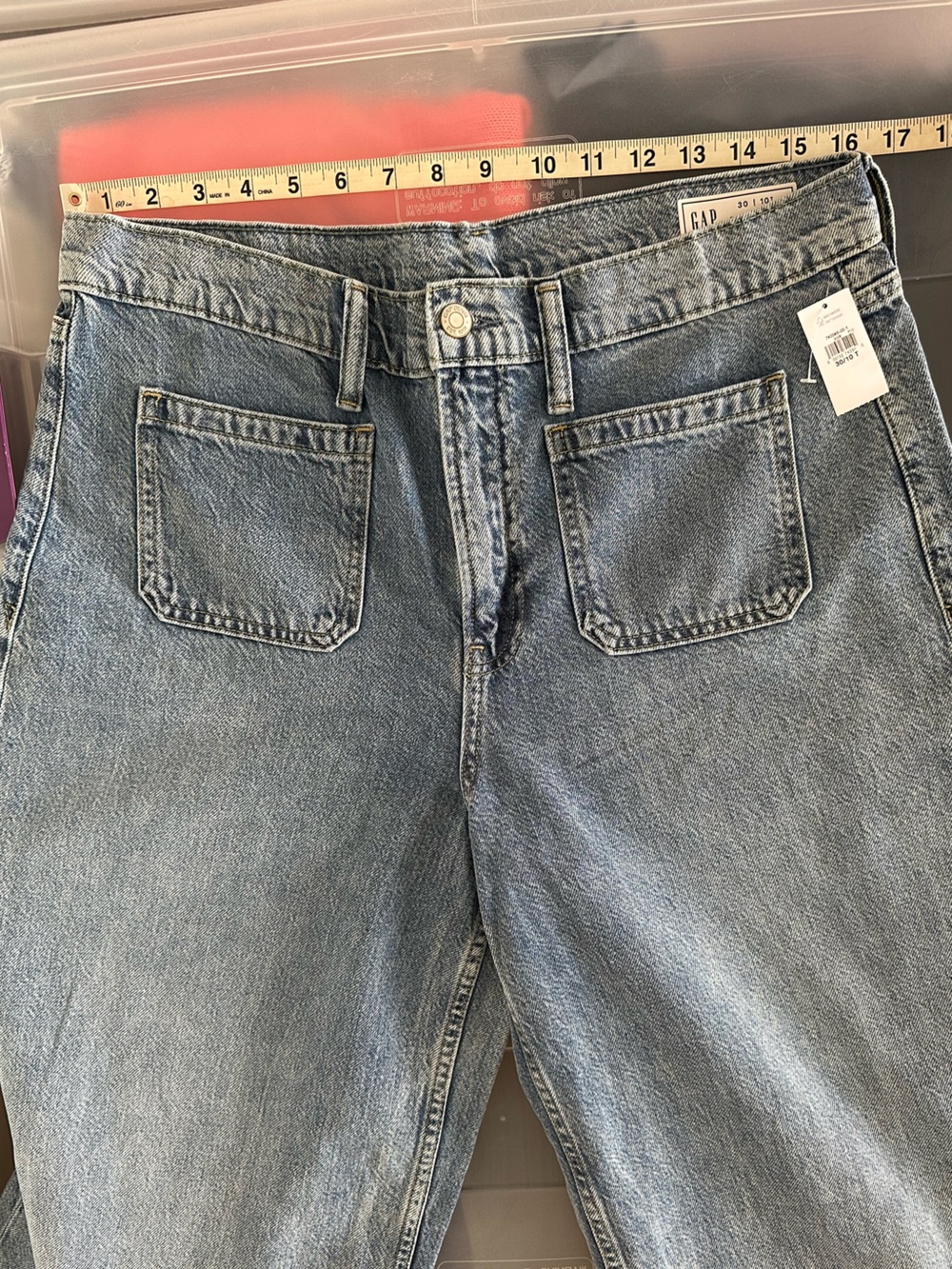 New Gap Mid Rise UltraSoft Wide Leg Baggy Jeans
Size 10 Tall Relaxed Slouchy Y2K - Picture 5 of 13